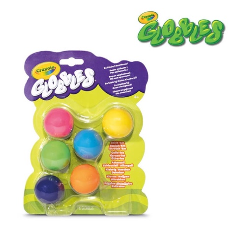 Kulki gniotki antystresowe Crayola Globbles 6 sztuk