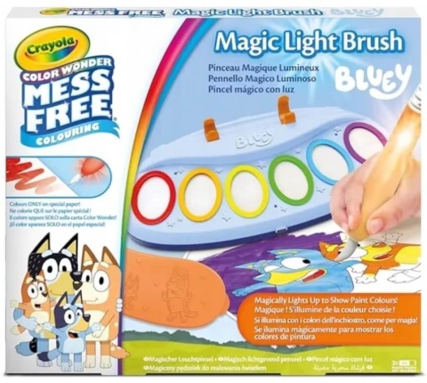 Magiczny pędzelek do malowania światłem Crayola Bluey - opakowanie