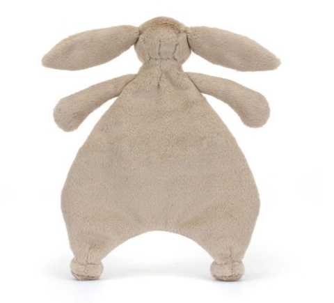 Przytulanka szmatka króliczek Jellycat duduś beżowa - tył