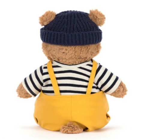 Przytulanka miś Bartłomiej marynarz Jellycat - tył