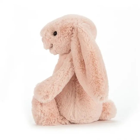 Pluszak króliczek pudrowy róż Jellycat - bok