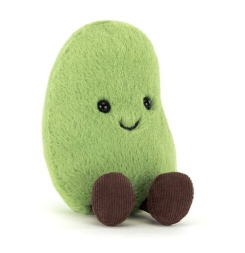 Pluszak zielona fasola Jellycat - przód