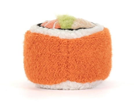 Pluszak Sushi Californian Roll Jellycat - tył