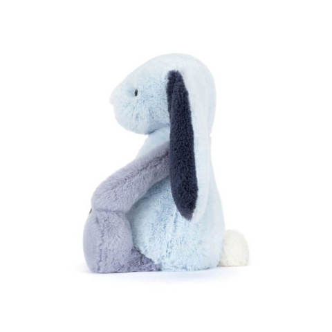 Przytulanka króliczek Puddlesea Jellycat Niebieski - bok