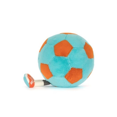 Przytulanka piłka futbolowa Jellycat - bok