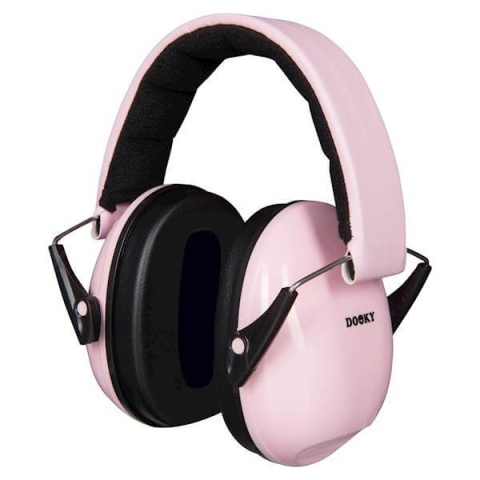Słuchawki ochronne Dooky Junior pink 3+(5-16l)