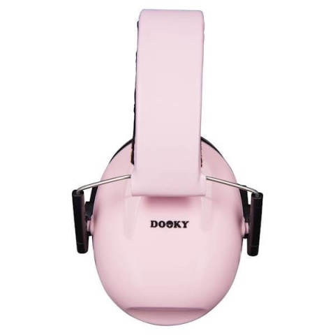 Słuchawki ochronne Dooky Junior pink 3+(5-16l) - bok