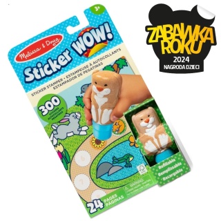 Sticker WOW! Melissa & Doug Stempelki z Naklejkami króliczek