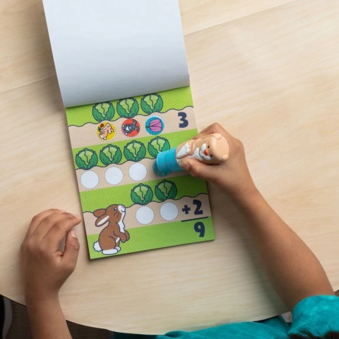 Sticker WOW! Melissa & Doug Stempelki z Naklejkami króliczek - zadania