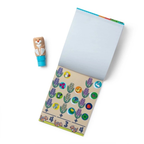 Sticker WOW! Melissa & Doug Stempelki z Naklejkami króliczek - wzór