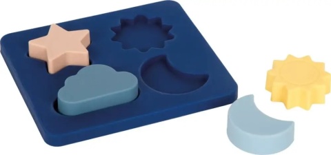Układanka silikonowa Small foot - kształty