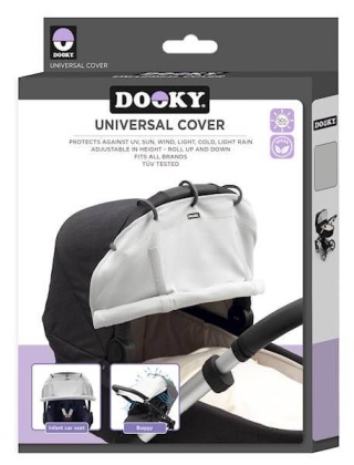 Uniwersalna osłonka do wózka i fotelika Dooky Grey