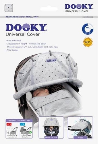 Uniwersalna osłonka do wózka i fotelika Dooky Design Crowns