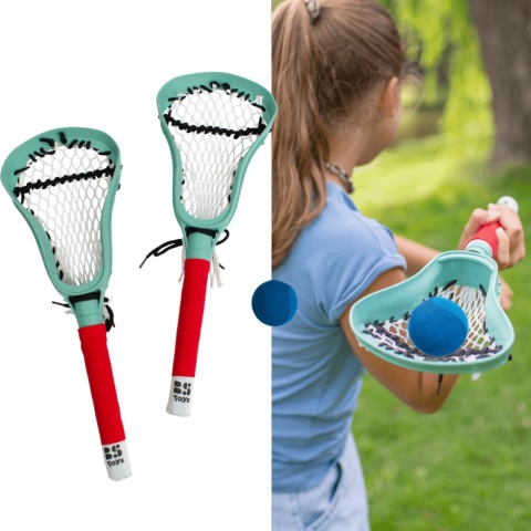 Zestaw rakietek z miękką piłką do Lacrosse BS Toys