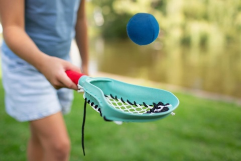 Zestaw rakietek z miękką piłką do Lacrosse BS Toys - gra