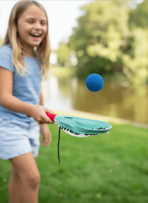 Zestaw rakietek z miękką piłką do Lacrosse BS Toys - zabawa na dworze