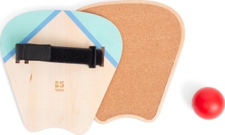 Rakietki korkowe z piłką do padla BS Toys gra zręcznościowa