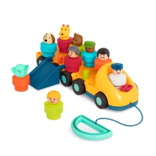 Autobus z kręcącymi się pasażerami Btoys