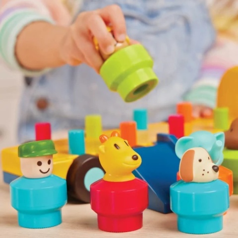 Autobus z kręcącymi się pasażerami Btoys