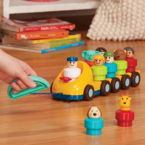 Autobus z kręcącymi się pasażerami Btoys