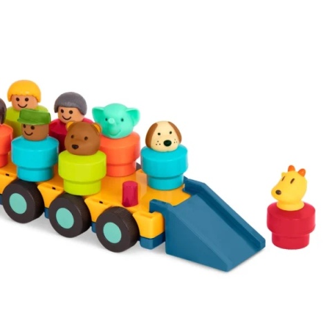 Autobus z kręcącymi się pasażerami Btoys
