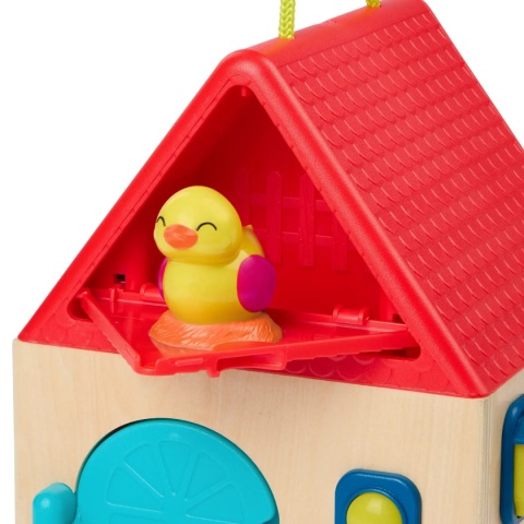 Domek z zamkami B.Toys Unlock & Learn Box  - dach