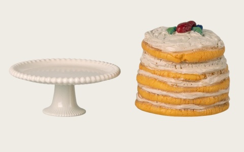 Duży tort z paterą dla myszek Maileg