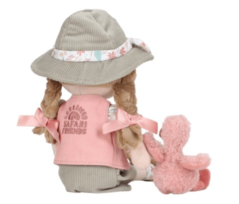 Laleczka materiałowa Little Dutch Rosa Safari Friends - tył