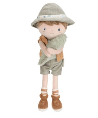 Laleczka materiałowa Little Dutch Jim Safari Friends