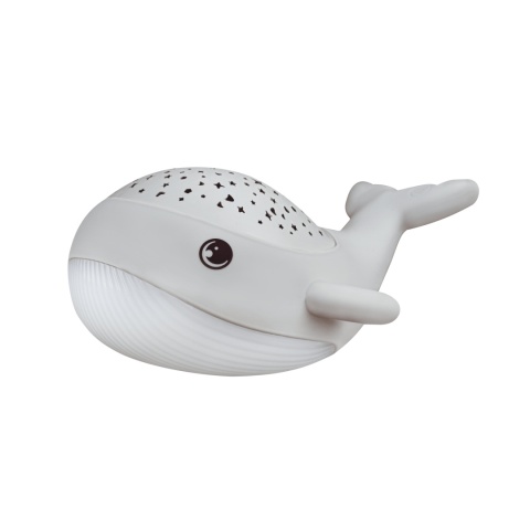 Lampka nocna z projektorem gwiezdnego nieba Eggy's Mystery Lights w kształcie Wieloryba - przód