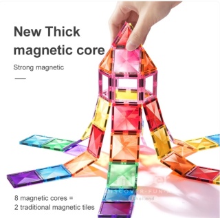 Mini klocki magnetyczne Mideer