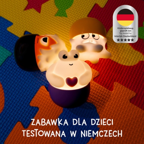 Mini lampki niespodzianki potowry Eggy's Mystery Lights Monsters -
