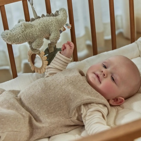 Zawieszka aktywizująca krokodyl Little Dutch Safari Friends - zabawa
