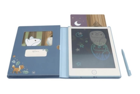 Tablet do rysowania Little Dutch niebieski - szablon