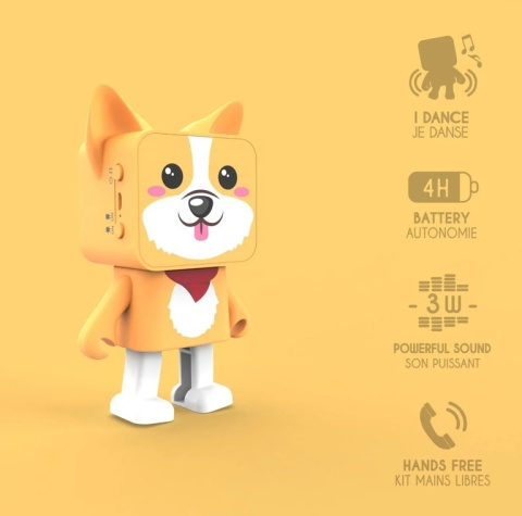 Tańczący głośnik Bluetooth piesek corgi Mob