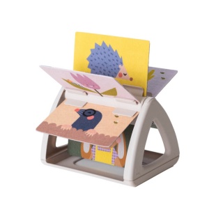 Sensoryczna książeczka grzechocząca i obracająca się Taf Toys