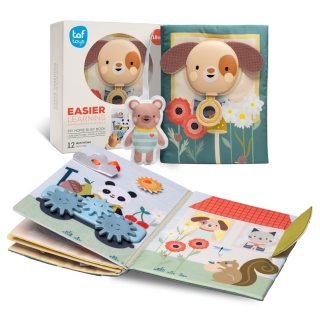 Interaktywna książeczka manipulacyjna Mój Dzień w Domu Taf Toys