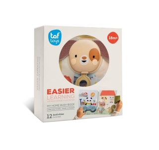 Interaktywna książeczka manipulacyjna Mój Dzień w Domu Taf Toys
