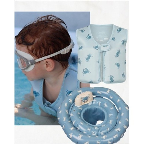 Koło do pływania z siedziskiem Baby Blue Craby