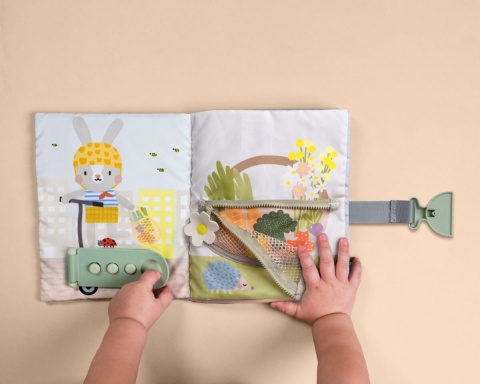 Książeczka edukacyjna Taf Toys z 12 aktywnościami - zamek