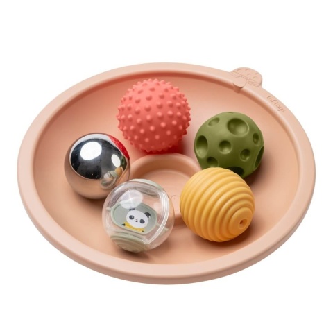 Interaktywna tacka do zabawy na brzuszku Taf Toys  - grzechotki