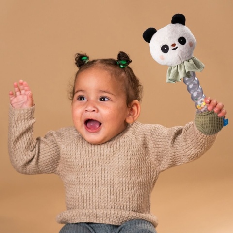 Deszczowa grzechotka Panda Taf Toys  - miękka zabawka