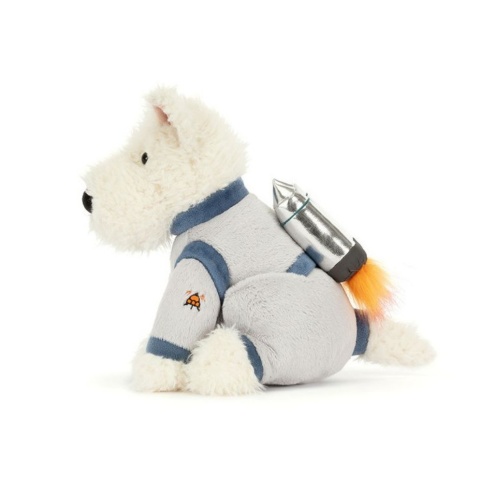 Pluszak Kremowy Piesek Terrier Astronauta Jellycat
