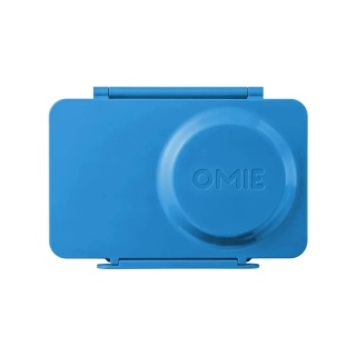 Niebieski lunch box z termosem OMIE OMIEBOX UP Cosmic Blue