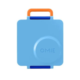 Niebieski lunch box z termosem OMIE OMIEBOX Blue Sky