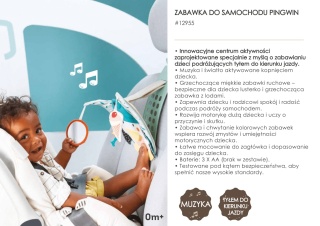 Zabawka do samochodu pingwin Taf Toys