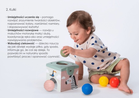 Magiczny Pojemnik Taf Toys zabawka edukacyjna - kulki