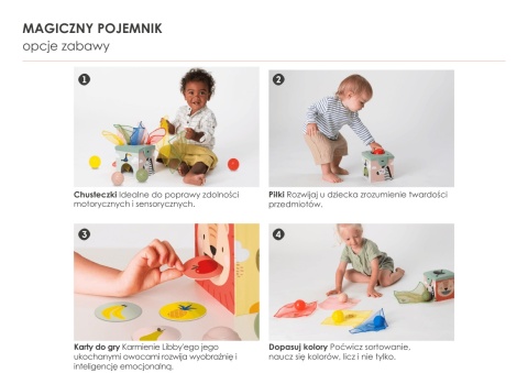 Magiczny Pojemnik Taf Toys zabawka edukacyjna - opcja zabawy