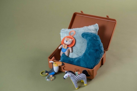 Zawieszka wibrująca Zebra Dizi Taf Toys aktywna zabawka z wibracjami i grzechotką - komplet