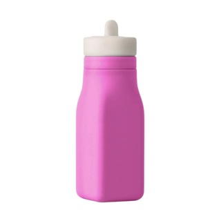 Silikonowy bidon OMIE OMIEBOTTLE różowy